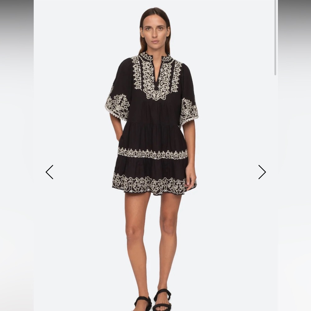 SEA NY Cordera Tunic Dress Black XXS